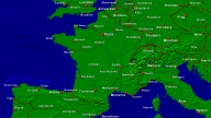 Frankreich Städte + Grenzen 1920x1080